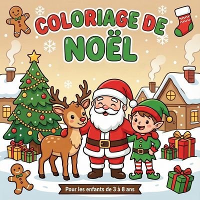 Coloriage de Noël 3-8 ans